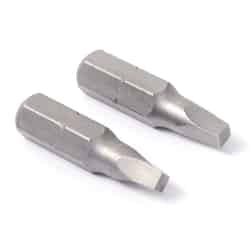Ace Square Recess 1 in. L x #2 Insert Bit S2 Tool Steel Hex Shank 2 pc. 1/4 in.