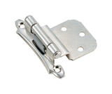 Amerock 2-1/8 in. W x 2-3/4 in. L Polished Chrome Steel Self-Closing Hinge 2