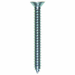 HILLMAN 12 x 2 in. L Phillips Zinc-Plated Sheet Metal Screws 100 per box Steel Flat Head