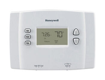 Honeywell Heating and Cooling Push Buttons Programmable Thermostat