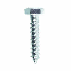 HILLMAN 1/4 in. x 1-1/4 in. L Hex Steel Lag Screw 100 pk