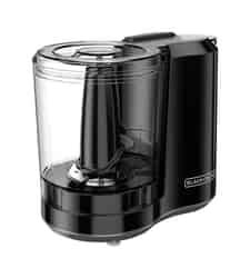 Black and Decker One-Touch 3 cups Food Chopper 175 watts Black