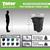 Toter 96 gal Polyethylene Wheeled Garbage Can Lid Included