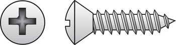 HILLMAN 1 in. L x 8 Stainless Steel Sheet Metal Screws 100 per box Phillips Oval Head