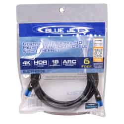 Blue Jet 6 ft. L High Speed Cable with Ethernet HDMI