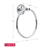 Delta Silverton Collection Chrome Towel Ring Die Cast Zinc