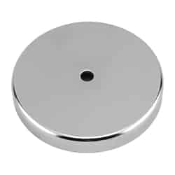 Master Magnetics .283 in. Ceramic 16 lb. pull 3.4 MGOe Round Base Magnet 1 pc. Silver