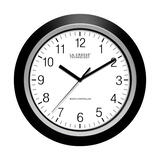 La Crosse Technology 13-1/2 in. L x 2 in. W Casual Analog Indoor Atomic Wall Clock Glass/Plasti