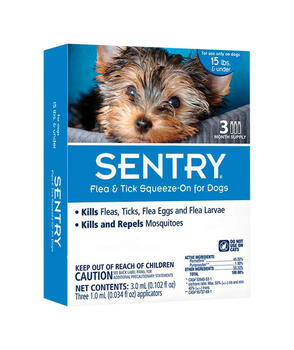 Sentry Liquid Flea and Tick Drops