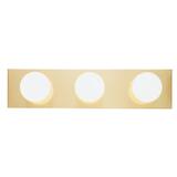 Westinghouse Polished Brass Brass 3 Wall Mount Bathroom Bar Fixture