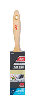 Ace Premium 1-1/2 in. W Medium Stiff Flat Paint Brush