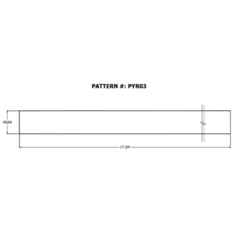 Alexandria Moulding 17.75 in. W x 0.75 in. x 17.75 in. L Tabletop
