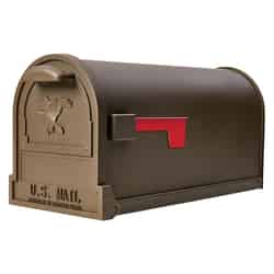 Gibraltar Mailboxes Arlington Bronze Mailbox 11 in. H x 21-1/2 in. L x 21-1/2 in. L x 9-1/2 in.