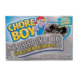 Chore Boy Heavy Duty Scrubber For All Metal Surfaces 1-7/16 in. L 2 pk