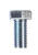 HILLMAN 3/4 in. Dia. x 1-1/2 in. L Zinc Plated Steel Hex Bolt 20 box