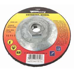 Forney 4-1/2 in. Dia. x 1/4 in. thick x 5/8 in. Metal Grinding Wheel 13300 rpm 1 pc. Aluminum O