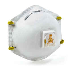 3M Construction Respirator Valved White 1 pc.