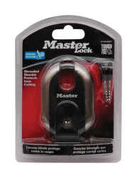 Master Lock 1-3/16 in. W x 2-5/16 in. L x 2-1/4 in. H Steel Pin Tumbler Shrouded Shackle Padlock