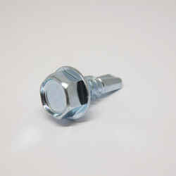 Ace 3/4 in. L x 1/4-14 Sizes Hex Zinc-Plated Steel Hex Washer Head 5 lb. Self- Drilling Screws