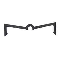 Crawford Black 0.05 25 Zinc Plated Plastic Peg Hook Locks