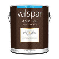 Valspar Aspire Flat Tintable Light Base Paint and Primer Exterior 1 gal