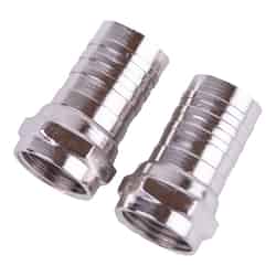 Monster Cable Crimp-On RG6 Coaxial Connector 2 pk