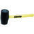 Steel Grip 32 oz. Rubber Mallet 13 in. L x 3 in. Dia.