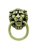 Amerock Allison Lion Head Ring Cabinet Pull 1-3/8 in. Diameter Antique Brass 1 pk