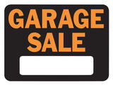 Hy-Ko English 9 in. H x 12 in. W Sign Plastic Garage Sale