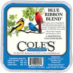 Cole's Blue Ribbon Blend Assorted Species Suet Beef Suet 11.75 oz.
