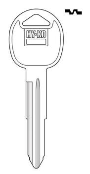 Hy-Ko Automotive Key Blank EZ# HY12 Double sided For Fits 1995-1996 Sonata