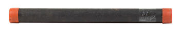 Ace 1-1/4 in. Dia. x 18 in. L Black Pre-Cut Pipe