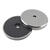 Master Magnetics .18 in. Ceramic 11 lb. pull 3.4 MGOe Silver 2 pc. Round Base Magnet