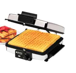 Black and Decker 4 Stainless Steel Waffle Maker