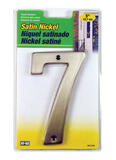 Hy-Ko Nickel 5 in. 7 Number Nail-On Silver