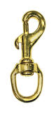 Baron 1-1/4 in. Dia. x 4-7/8 in. L Polished Bronze Boat Snap 120 lb.