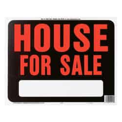 Hy-Ko English 15 in. H x 19 in. W House for Sale Sign Plastic