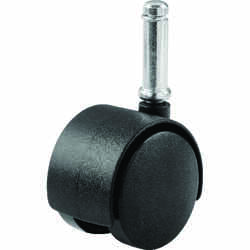 Shepherd 2 in. Dia. Swivel Nylon Twin Caster 75 lb. 1 pk