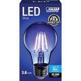 Feit Electric Filament A19 E26 (Medium) LED Bulb Blue 30 Watt Equivalence 1 pk