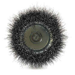 Forney 3 in. Dia. x 1/4 in. Fine Crimped Wire Cup Brush Steel 1 pc.