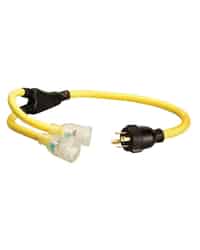 Coleman Cable 10/4 STOW 3 ft. L 250 volts Generator Cord
