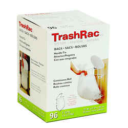 Trashrac 3 gal. Trash Bags Handle Tie 96 pk