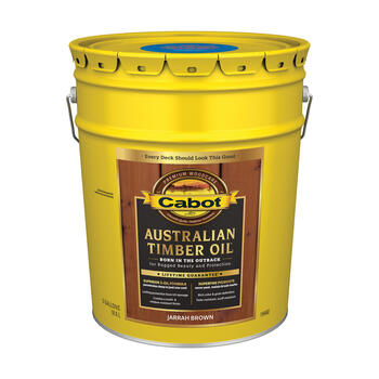 Cabot Transparent Jarrah Brown Oil-Based Alkyd Australian Timber Oil 5 gal