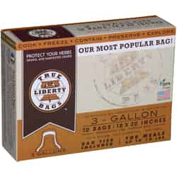 True Liberty Bags 3 gal Clear Food Storage Bag 10 pk