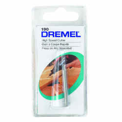 Dremel 3/32 in x 1.5 in. L x 1/8 in. Dia. Steel High Speed Cutter 1 pk