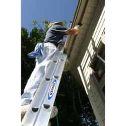Werner 24 ft. H X 17.33 in. W Aluminum Extension Ladder Type II 225 lb