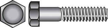 HILLMAN 3/8 in. Dia. x 6 in. L Zinc Plated Steel Hex Bolt 50 box