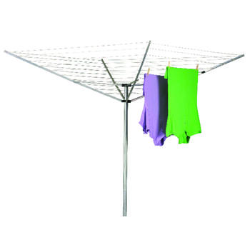 Household Essentials 72 in. H x 73 in. W x 73 in. D Umbrella Clothes Dryer Aluminum