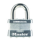 Master Lock 1-5/16 in. H x 1 in. W x 1-3/4 in. L Double Locking Padlock 1 pk Keyed Alike Laminate