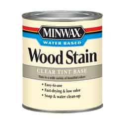 Minwax Transparent Clear Tint Base Water-Based Acrylic Wood Stain 1 qt